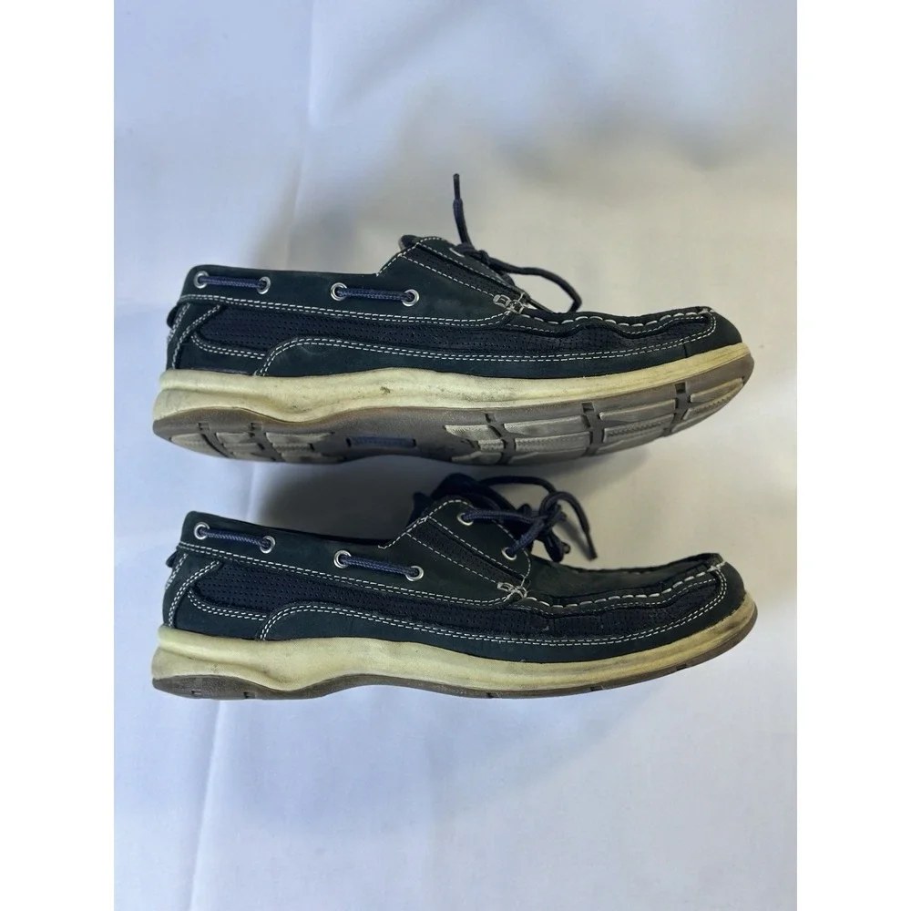Reel Legends Skipper II‎ Green Leather Boat Shoes Men's 11 M